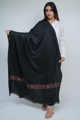 Women Fine Wool Kullu Design Palla, Jacquard Woven Soft & Warm Shawl