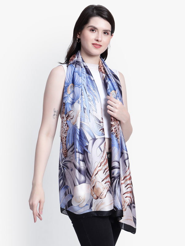 Woman Modal Silk Designer Scarf / Stole