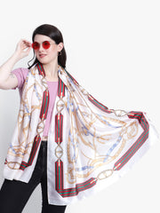 Woman Modal Silk Designer Scarf / Stole