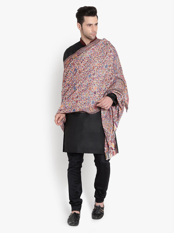 Mens Kaani Jaal, Fine wool, Pashmina Luxury Shawl