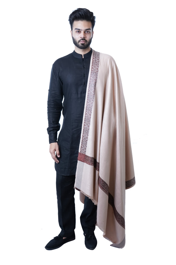 Men's Woven Fancy Jaquard border Shawl/Lohi