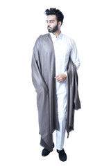 Men's Pure Wool Solid plain shawl / Lohi