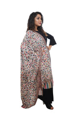 Mizash Women Fine Wool Kaani Jaal Soft & Warm Pashmina Shawl