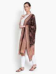 Fine Wool Kaani Jaal, Paisley , Kashmiri Soft & Warm Stole / Shawl