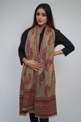 Fine Wool ,Carpet Kaani Cutting Jaal, , Kashmiri Soft & Warm Shawl