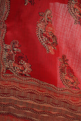 Pashmina Carpet Kaani Cutting Floral, Kashmiri Soft & Warm Shawl